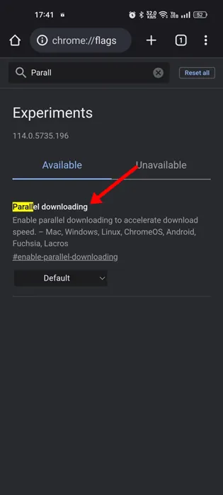 Parallel downloading
